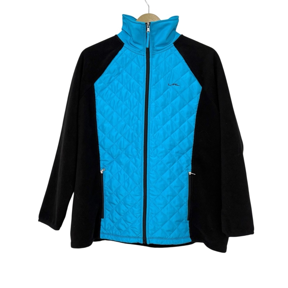 Lauren Ralph Lauren Active Size 1X Fleece Quilted Puffer Jacket Outdoor Hiking